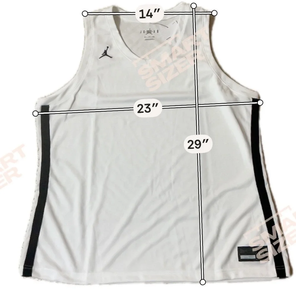 Jordan Basketball Tank Top Mens XXL White Excellence Athletic Jumpman
